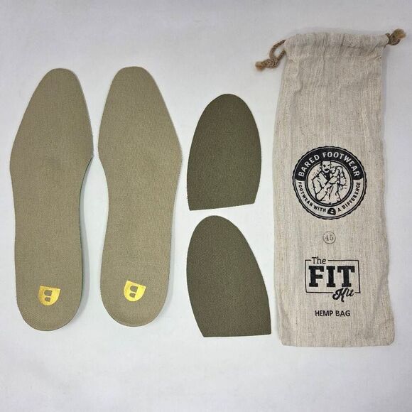 BARED FOOTWEAR SIZE 45 / US 12.5 13 WOMENS INSOLES THE FIT KIT FOOTBED PADDING - Picture 1 of 2